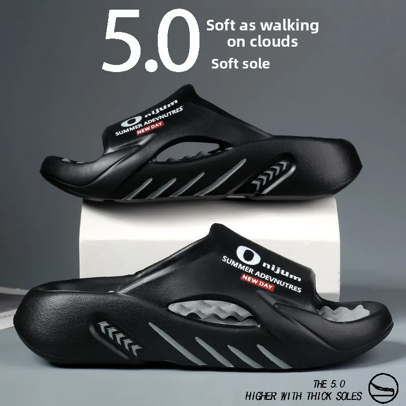 Men's Summer Outdoor Anti-slip Thick Bottom Slippers Home Bathroom Bathing Cool Slippers Large Size 47 Foot Bottom Massage
Men's Summer Outdoor Anti-slip Thick Bottom Slippers Home Bathroom Bathing Cool Slippers Large Size 47 Foot Bottom Massage