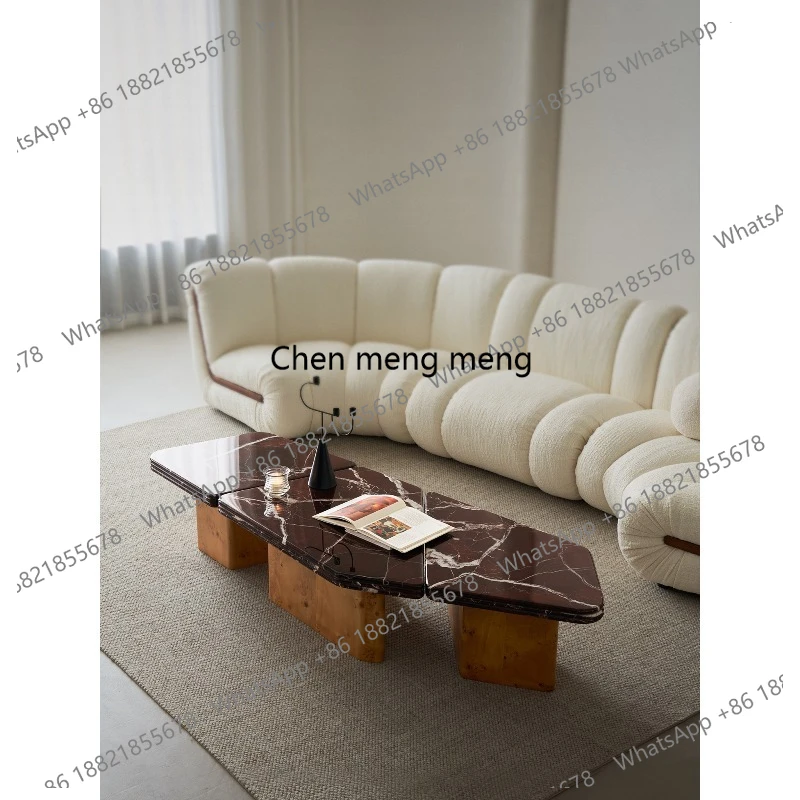 Marble coffee table light luxury geometric home combination retro simple sofa side table
Marble coffee table light luxury geometric home combination retro simple sofa side table