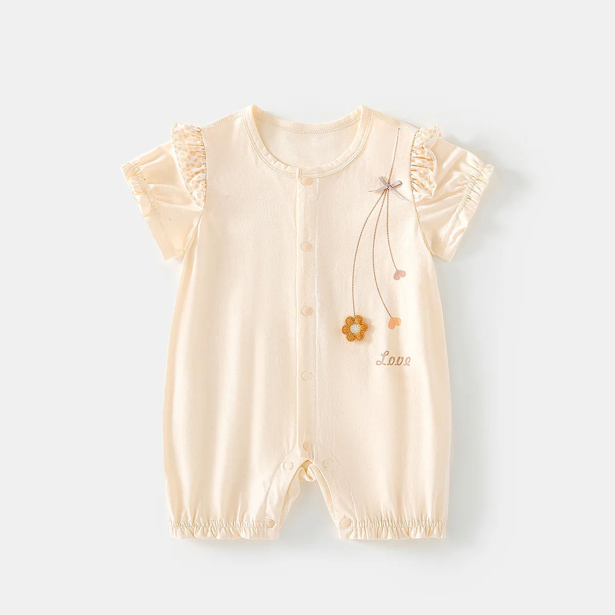 Newborn Baby Short Sleeve Romper Summer Thin Infant Girls Cotton Jumpsuits High Sweet Quality Toddler Outing Clothes 0-24Months
Newborn Baby Short Sleeve Romper Summer Thin Infant Girls Cotton Jumpsuits High Sweet Quality Toddler Outing Clothes 0-24Months