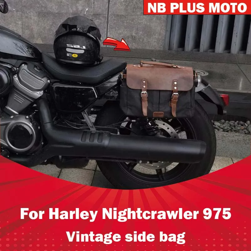 【Premium】For Harley Nightcrawler 975 side bag vintage cowhide bag canvas motorcycle modification accessories rear seat hanging b
【Premium】For Harley Nightcrawler 975 side bag vintage cowhide bag canvas motorcycle modification accessories rear seat hanging b