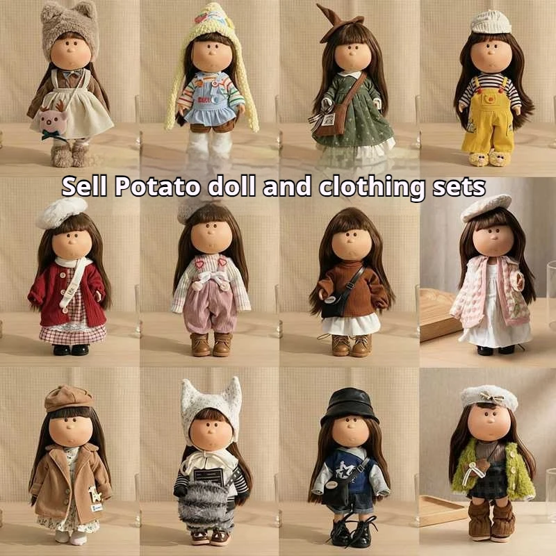 Комплект одежды для куклы Mia Potato Girl 24 см: плюшевое пальто ручной работы, платье с цветочным принтом, берет — для переодевания и ролевых игр для детей
Комплект одежды для куклы Mia Potato Girl 24 см: плюшевое пальто ручной работы, платье с цветочным принтом, берет — для переодевания и ролевых игр для детей