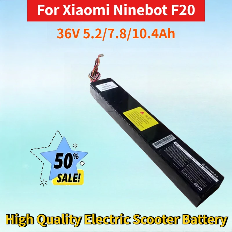 New 36V 5.2/7.8/10.4Ah Rechargeable Battery for Xiaomi Ninebot F20 F25 F30 F40 High Quality Electric Scooter Replacement Battery
New 36V 5.2/7.8/10.4Ah Rechargeable Battery for Xiaomi Ninebot F20 F25 F30 F40 High Quality Electric Scooter Replacement Battery