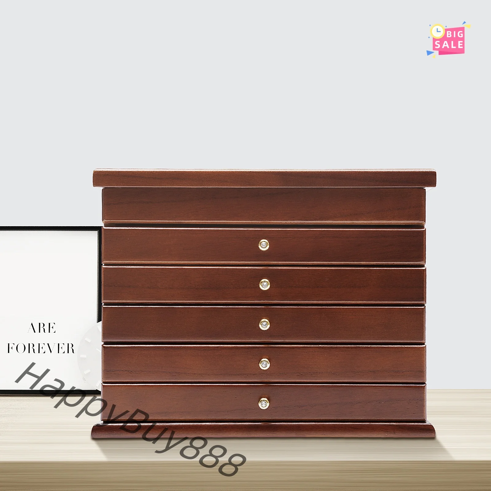 6-Tier Jewelry Box Wooden Jewelry Organizer Jewelry Storage Box for Rings and Gifts Light Luxury Drawer
6-Tier Jewelry Box Wooden Jewelry Organizer Jewelry Storage Box for Rings and Gifts Light Luxury Drawer
