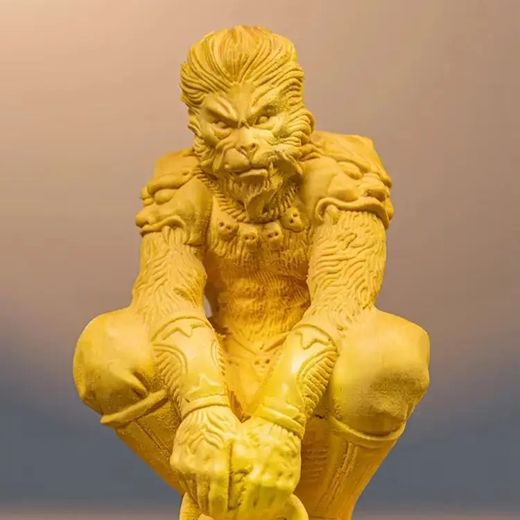 Hand Carved Wooden Black Myth Wukong Squatting Statue Figurine - Battle Buddha Ornament Sculpture Car Home Office Desktop Decor
Hand Carved Wooden Black Myth Wukong Squatting Statue Figurine - Battle Buddha Ornament Sculpture Car Home Office Desktop Decor