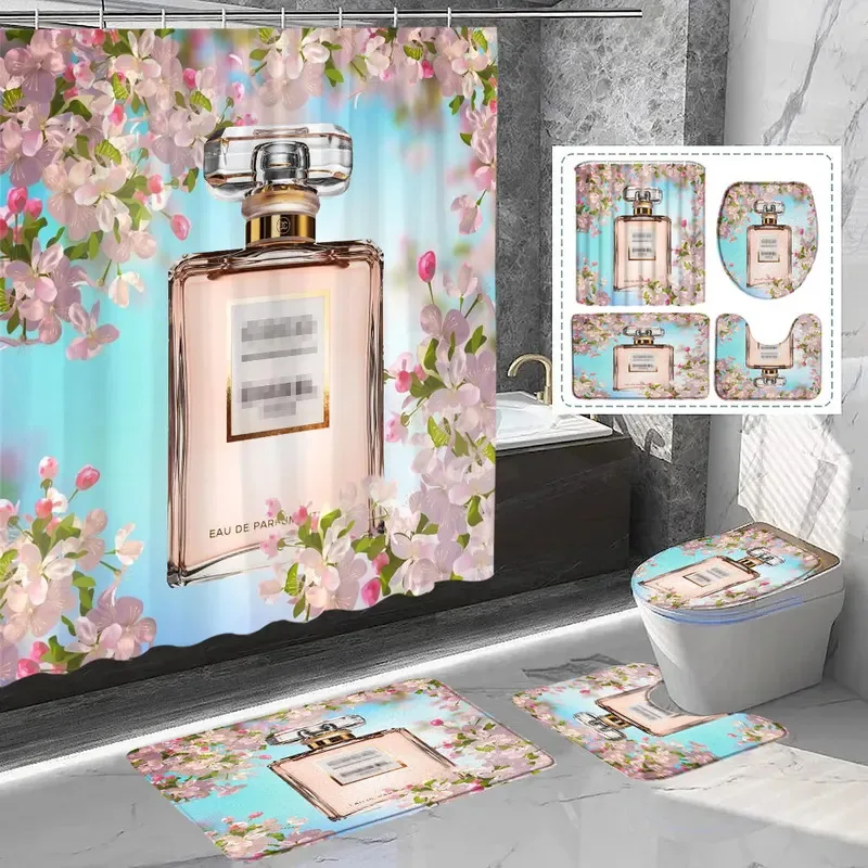 KMH32Fashion Women Perfume Bottle Shower Curtain Bath Mat Set Cosmetic Lipstick Flower Modern Minimalist Bath Curtains Bathr7Jn!
KMH32Fashion Women Perfume Bottle Shower Curtain Bath Mat Set Cosmetic Lipstick Flower Modern Minimalist Bath Curtains Bathr7Jn!