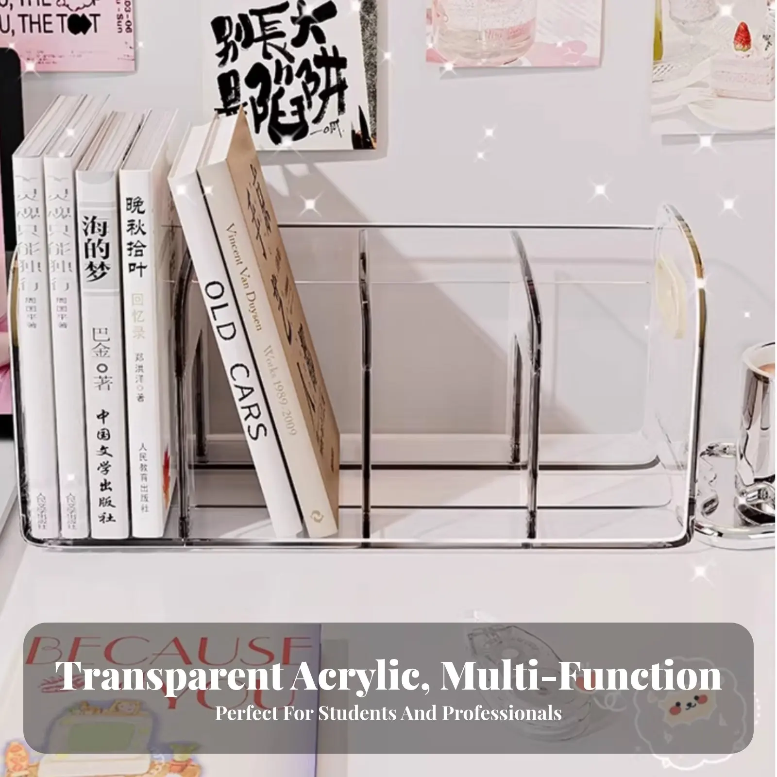 Clear Multi-Compartment Organizer Space-Saving Design Book and Pen Holder Large Capacity for Educators, @home-Based Workers
Clear Multi-Compartment Organizer Space-Saving Design Book and Pen Holder Large Capacity for Educators, @home-Based Workers