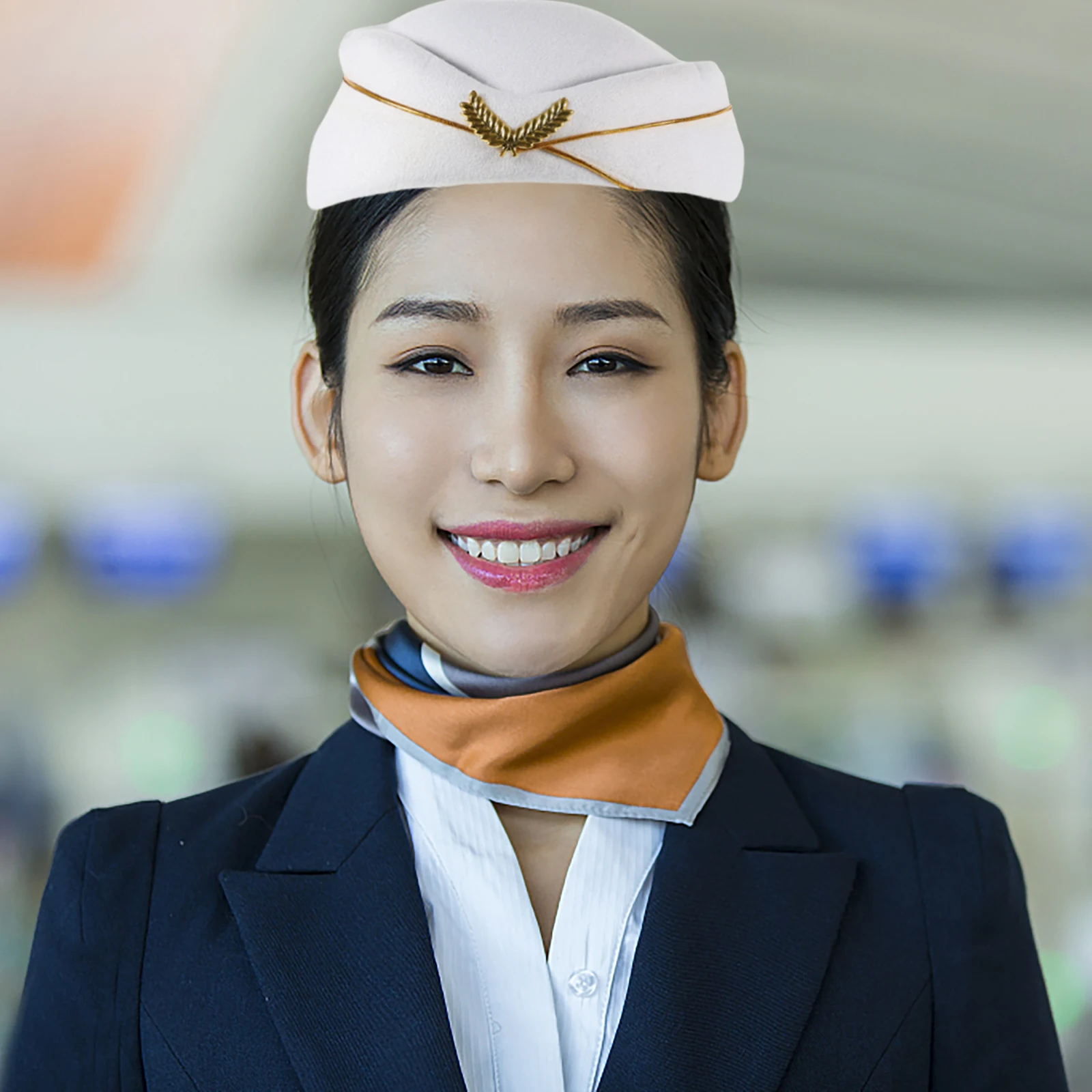 Women Airline Stewardess Hat Flight Attendant Costume Beret Adjustable Size Comfortable Cosplay Party Performance
Women Airline Stewardess Hat Flight Attendant Costume Beret Adjustable Size Comfortable Cosplay Party Performance
