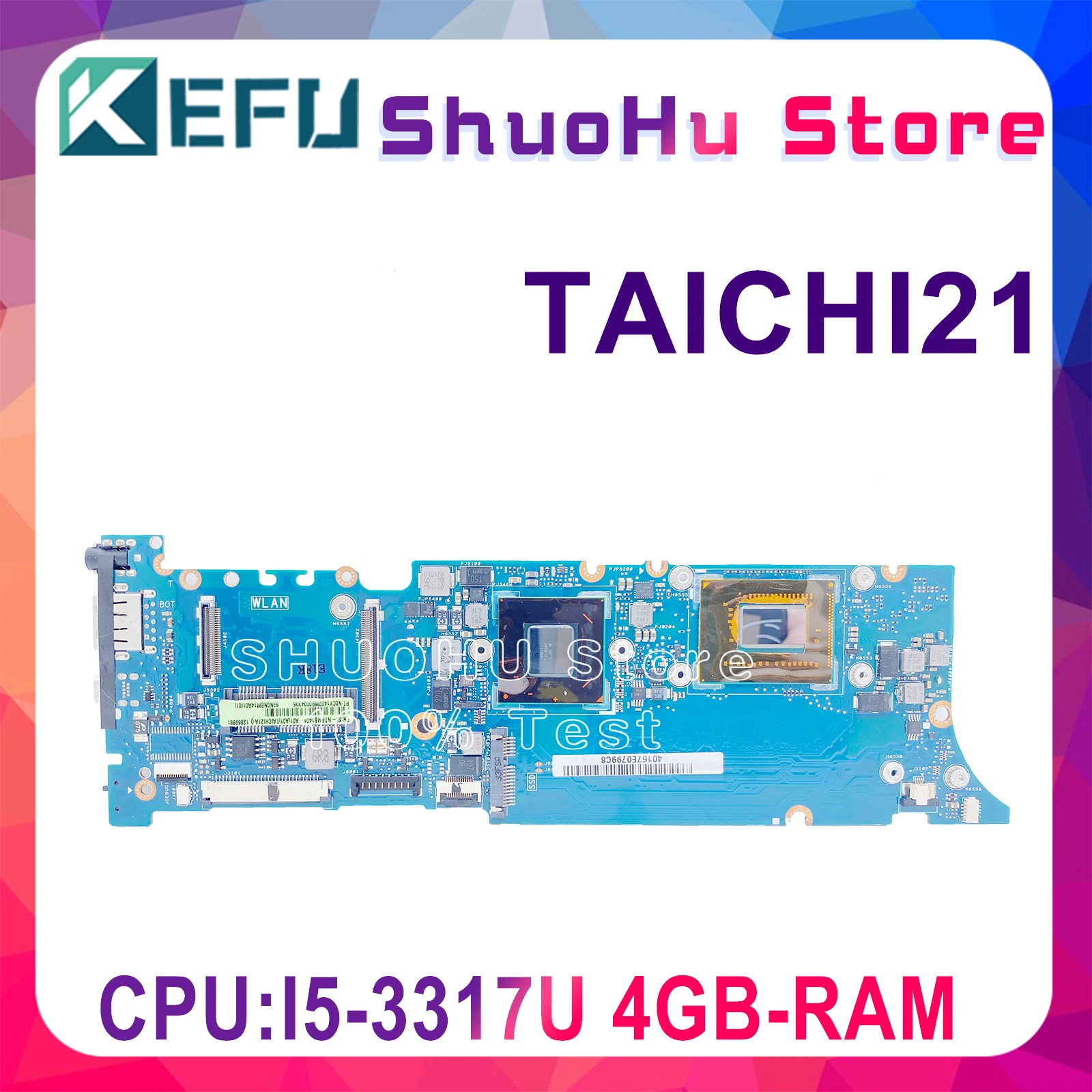 TAICHI 21 Laptop Maintherboard Is Suitable For ASUS Taichi Notebook Motherboard Full Function I5-3317U 4G 100% Test Work
TAICHI 21 Laptop Maintherboard Is Suitable For ASUS Taichi Notebook Motherboard Full Function I5-3317U 4G 100% Test Work