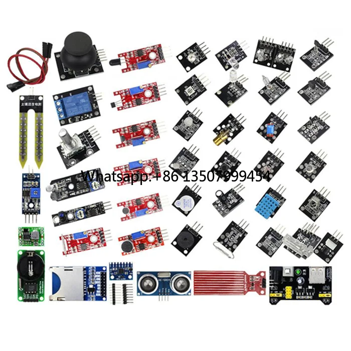 OEM ODM 45 Kinds 45In1 Kits Education Electronic Module Sensor Starter Kits Set
OEM ODM 45 Kinds 45In1 Kits Education Electronic Module Sensor Starter Kits Set