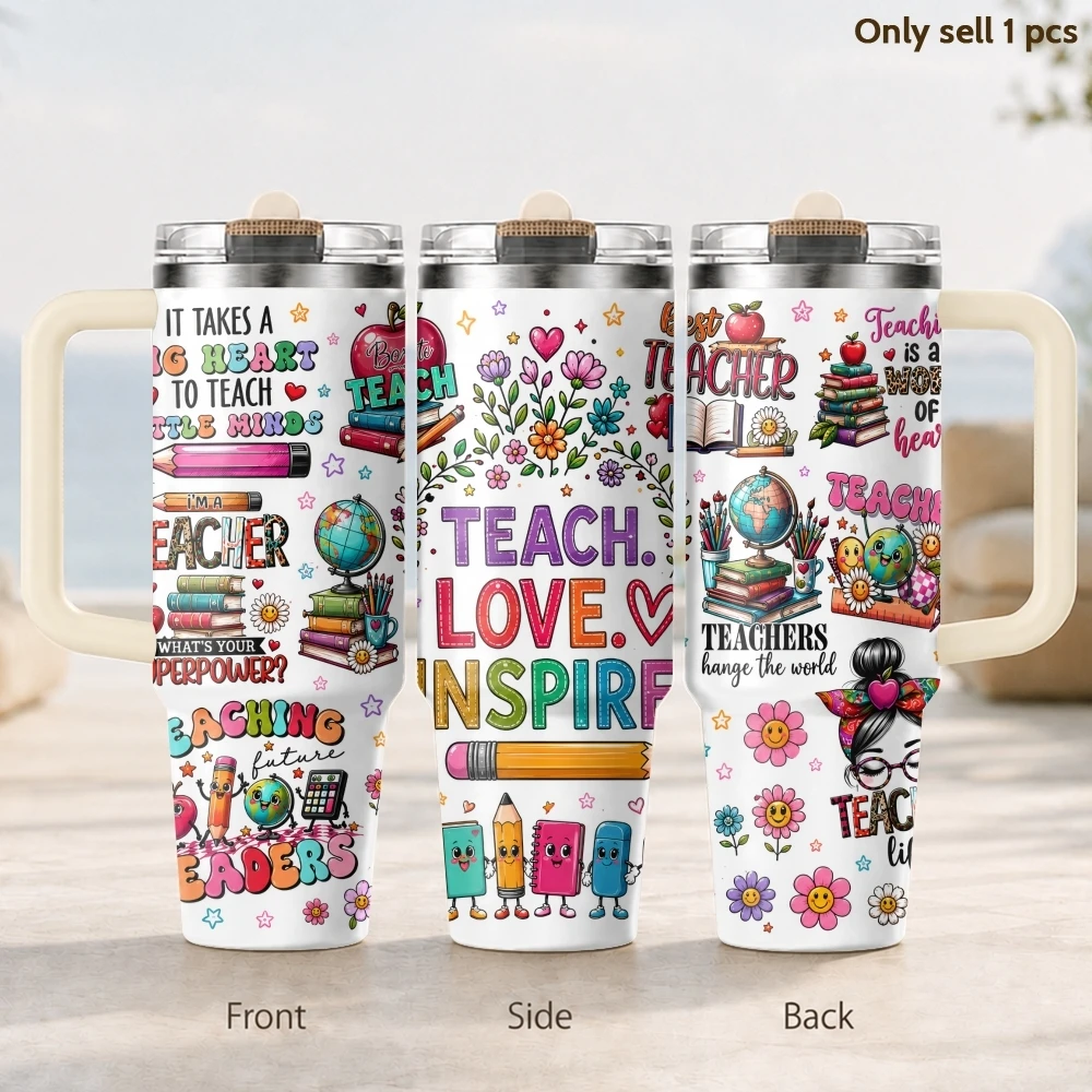 Inspirational School Quotes Vacuum Flasks 40oz 3rd Gen Vacuum Insulated Stainless Steel Tumbler Cup with Handle Straw Lid
Inspirational School Quotes Vacuum Flasks 40oz 3rd Gen Vacuum Insulated Stainless Steel Tumbler Cup with Handle Straw Lid