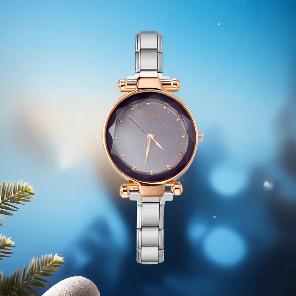 Trendy Starlit Sky Round Women Men Quartz Watch Stainless Steel Strap Width 9mm Design Temperament Couple Party Gifts
Trendy Starlit Sky Round Women Men Quartz Watch Stainless Steel Strap Width 9mm Design Temperament Couple Party Gifts