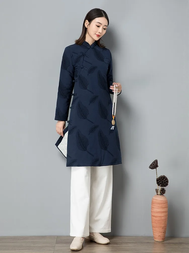 Revised Tang Costume Cotton Jaet New Chinese Sle Tea Server Women's Autumn Winter Thi Zen Buddhist Artisan Co...
Revised Tang Costume Cotton Jaet New Chinese Sle Tea Server Women's Autumn Winter Thi Zen Buddhist Artisan Co...