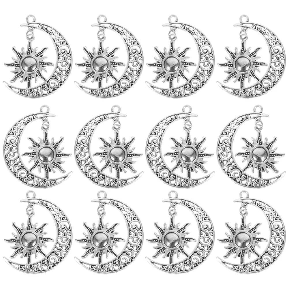 20 Pcs Moon Sun Pendant Night Light Cloud Earring DIY Charms for Jewelry Making Accessories Alloy
20 Pcs Moon Sun Pendant Night Light Cloud Earring DIY Charms for Jewelry Making Accessories Alloy