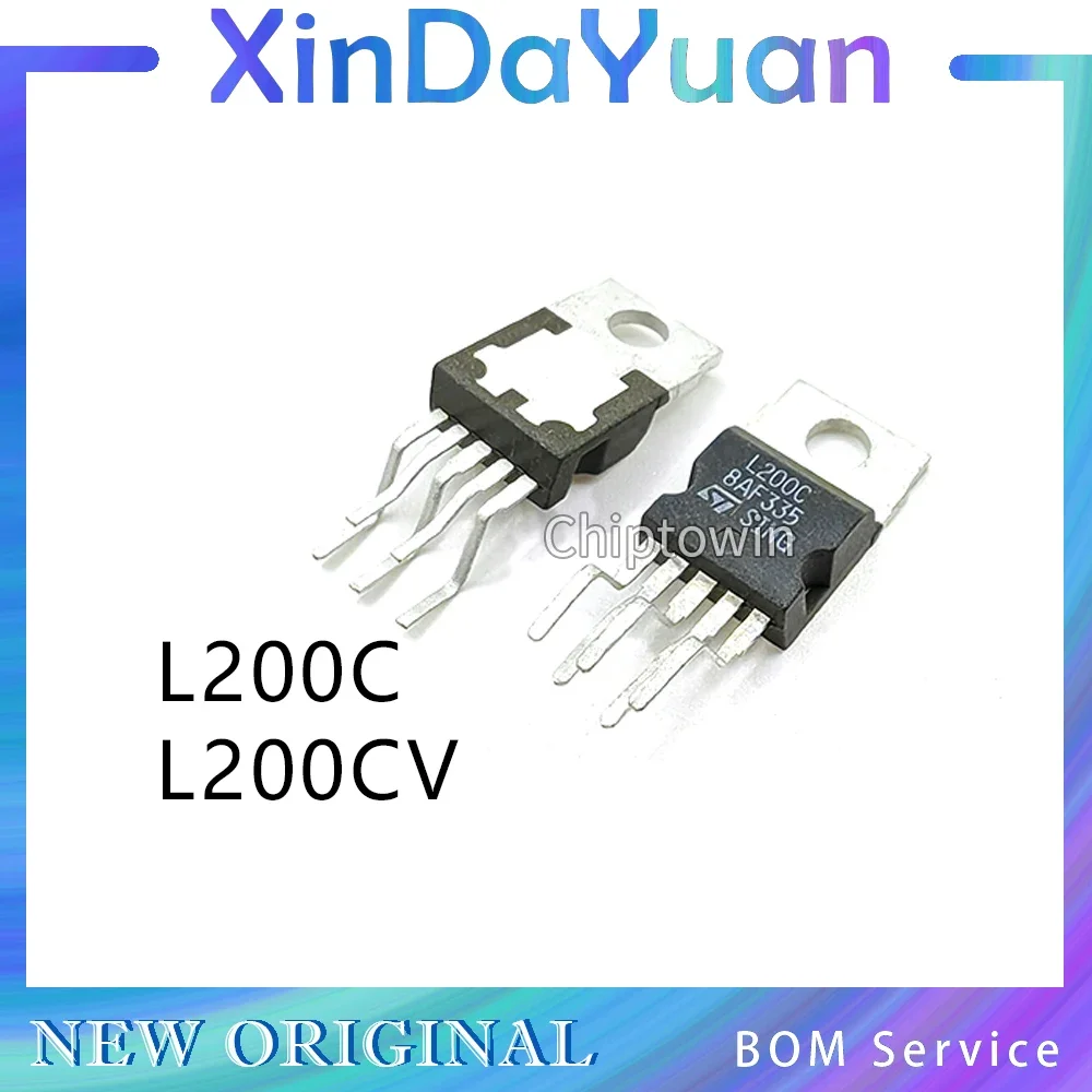 5 pcs L200C L200CV TO220-5 Voltage and Current Regulator
5 pcs L200C L200CV TO220-5 Voltage and Current Regulator