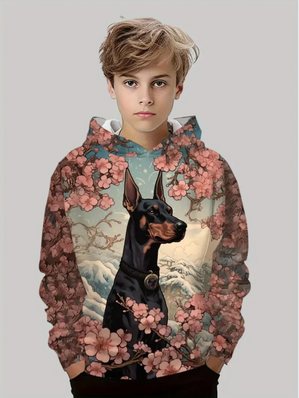 Детская толстовка с капюшоном с животными, топы с 3D принтом собаки, осенняя модная уличная одежда, толстовка с длинными рукавами, уличная детская одежда для мальчиков
Детская толстовка с капюшоном с животными, топы с 3D принтом собаки, осенняя модная уличная одежда, толстовка с длинными рукавами, уличная детская одежда для мальчиков