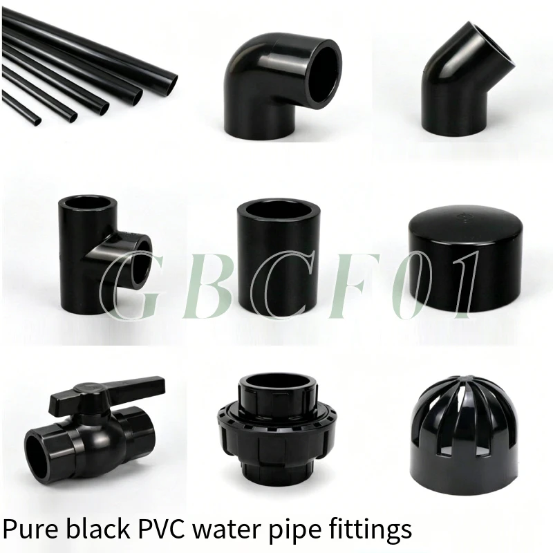 20/25/32/40/50mm BIack PVC Connector Fittings Straight Elbow Tee Pipe Clamp Water Pipe Adapter Garden Aquarium Fish Tank Joint
20/25/32/40/50mm BIack PVC Connector Fittings Straight Elbow Tee Pipe Clamp Water Pipe Adapter Garden Aquarium Fish Tank Joint
