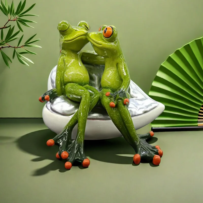 1 resin crafts Nordic style sofa kissing frog living room dining room wine cabinet decoration office desktop holiday gift statue
1 resin crafts Nordic style sofa kissing frog living room dining room wine cabinet decoration office desktop holiday gift statue
