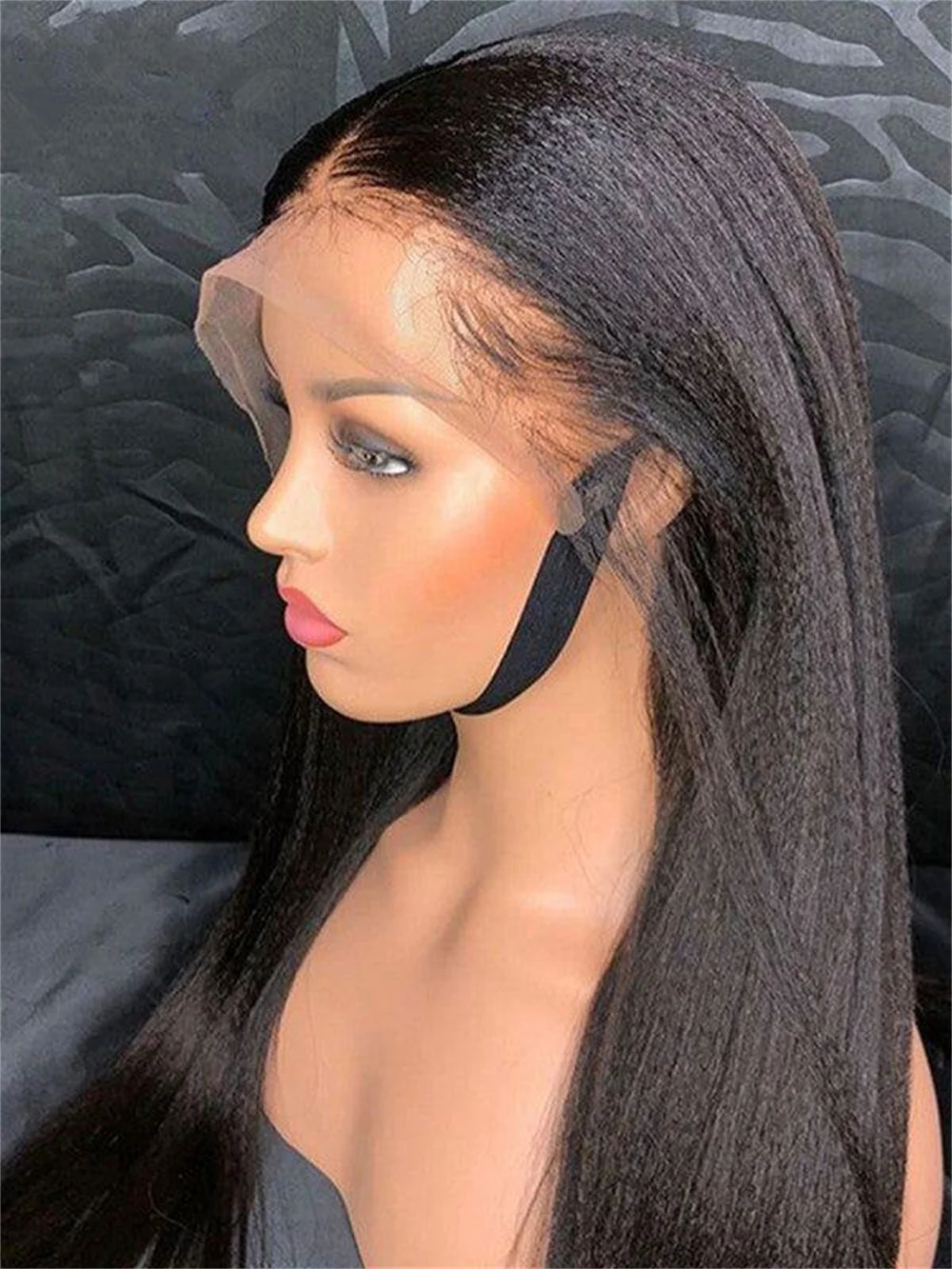 Soft 26Inch Long 180Density Yaki Kinky Straight Natural Black Deep Lace Front Wig For Women Babyhair Glueless Preplucked Daily
Soft 26Inch Long 180Density Yaki Kinky Straight Natural Black Deep Lace Front Wig For Women Babyhair Glueless Preplucked Daily