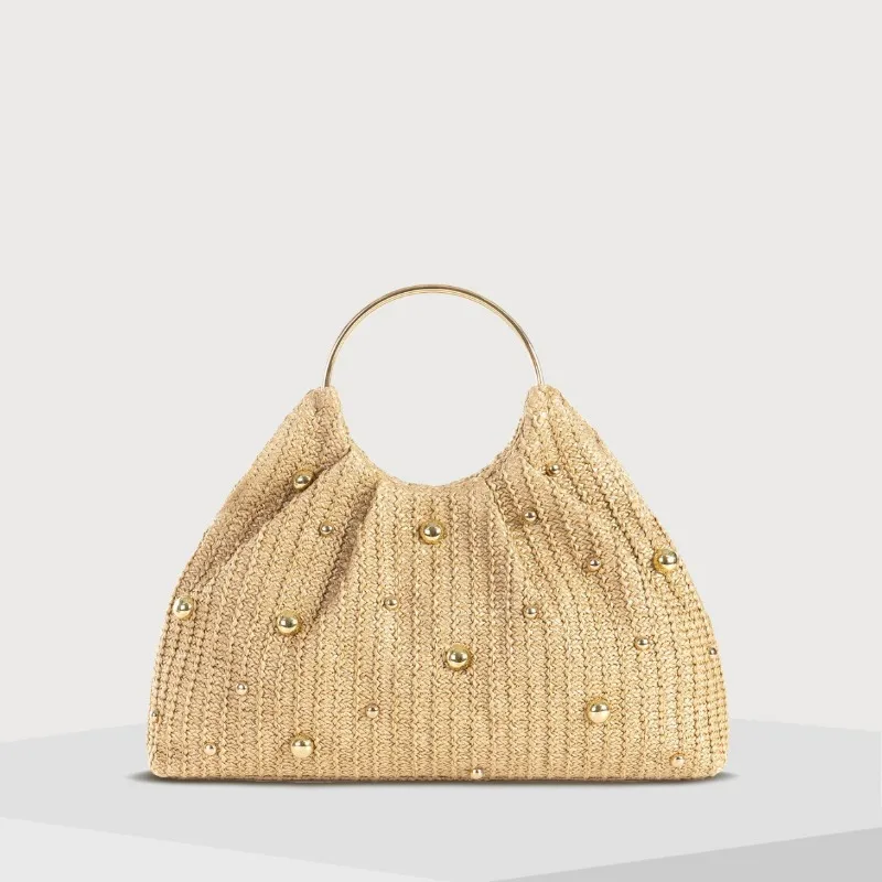 New Arrival Women Straw Handbag Summer Fashion Woven Bag Trendy Shoulder Bag Lightweight Portable Tote
New Arrival Women Straw Handbag Summer Fashion Woven Bag Trendy Shoulder Bag Lightweight Portable Tote