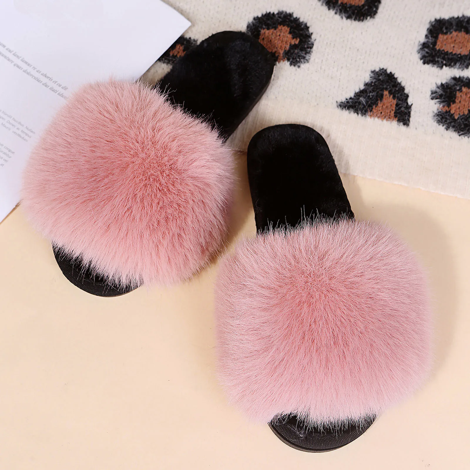 Fashion Fur Slippers 2023 New Women Open Toe Furry Soft Flat Slippers Sweet Indoor Outdoor Casual All Match Comfort Shoes
Fashion Fur Slippers 2023 New Women Open Toe Furry Soft Flat Slippers Sweet Indoor Outdoor Casual All Match Comfort Shoes