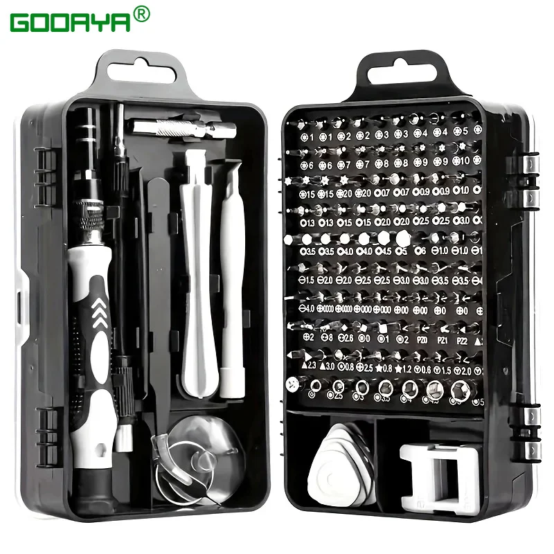 115-in-1 Precision Screwdriver Set, Mini Professional Magnetic Repair Tool Kit, suitable for Phone, Computer, Electronic Repair
115-in-1 Precision Screwdriver Set, Mini Professional Magnetic Repair Tool Kit, suitable for Phone, Computer, Electronic Repair