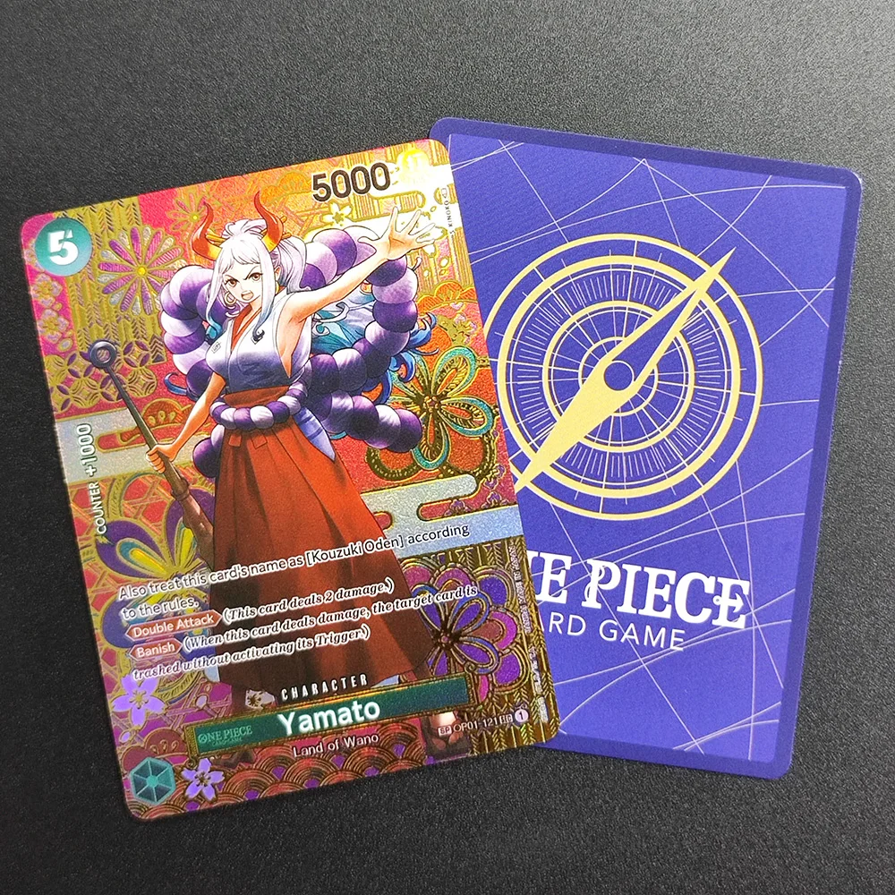 Proxy One Piece Card 2023 One Piece EN Yamato OP01-121 Super Rare Collectibles Card Single Classic Anime Cards Toys
Proxy One Piece Card 2023 One Piece EN Yamato OP01-121 Super Rare Collectibles Card Single Classic Anime Cards Toys