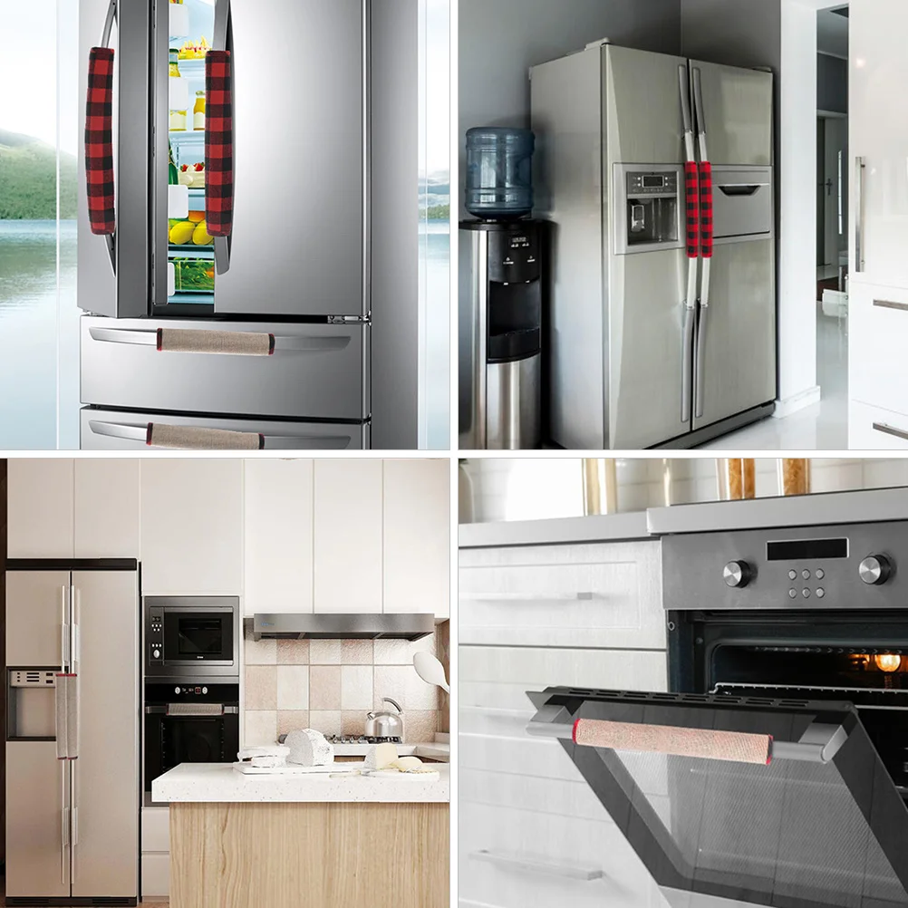 8Pcs Xmas Fridge Handle Covers Plaid Knob Protectors Christmas Kitchen Decor Oven Microwave Handle Protectors Fingerprint Proof
8Pcs Xmas Fridge Handle Covers Plaid Knob Protectors Christmas Kitchen Decor Oven Microwave Handle Protectors Fingerprint Proof