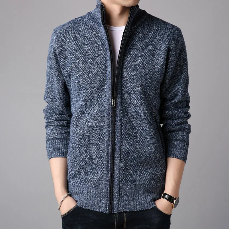 Thickening Solid Cardigan Sweater Men Nice Autumn Winter Teenagers Slim Man Knitting Sweater Coat
Thickening Solid Cardigan Sweater Men Nice Autumn Winter Teenagers Slim Man Knitting Sweater Coat