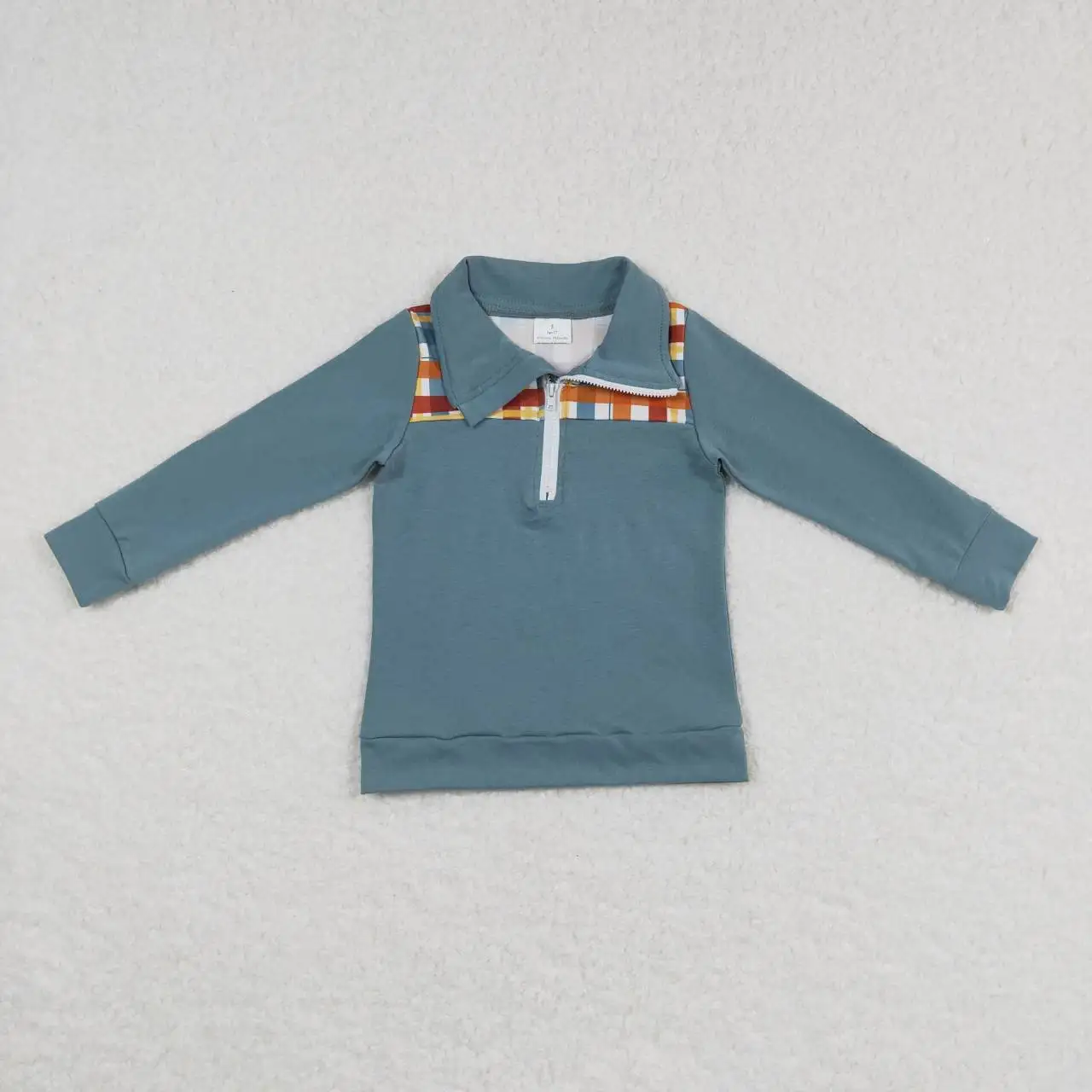 Wholesale Toddler Zipper Pullover Long Sleeve Reindeer Shirt Baby Boy Kid Thanksgiving Lapel Zipper Children Plaid Tops T-shirts
Wholesale Toddler Zipper Pullover Long Sleeve Reindeer Shirt Baby Boy Kid Thanksgiving Lapel Zipper Children Plaid Tops T-shirts