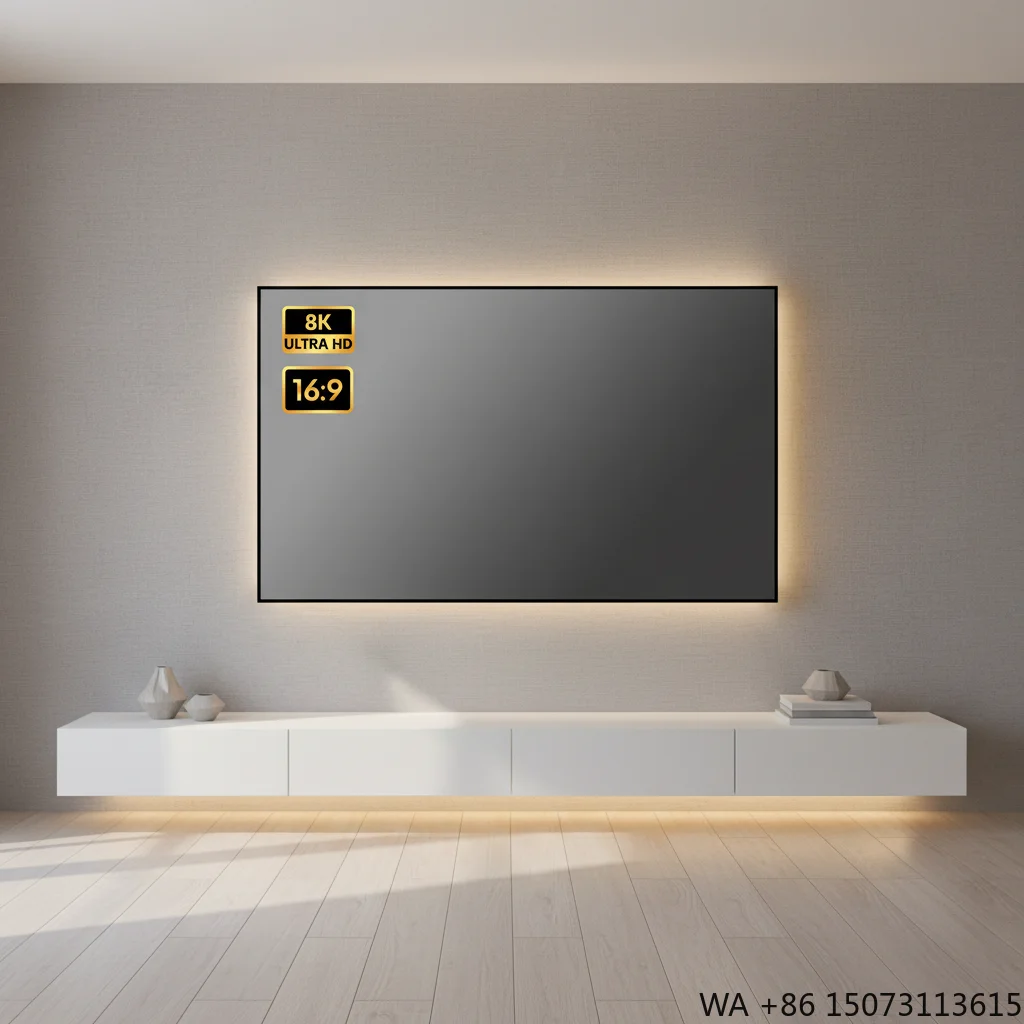 100-дюймовый экран для проектора 8K UHD с фиксированной рамкой ALR, светоотражающий Black Crystal, для домашнего кинотеатра
100-дюймовый экран для проектора 8K UHD с фиксированной рамкой ALR, светоотражающий Black Crystal, для домашнего кинотеатра