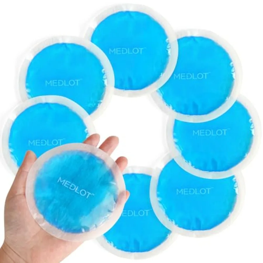 Ice Pack for Injuries Reusable, 8 Small Gel Heating Cooling Pads with Cloth Backing, Hot Cold Therapy for Eyes After Surgery, F
Ice Pack for Injuries Reusable, 8 Small Gel Heating Cooling Pads with Cloth Backing, Hot Cold Therapy for Eyes After Surgery, F