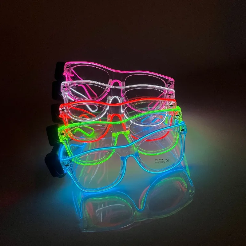 LED Glasses Transparent Frame Wireless Light Up Glasses Disco Party Accessories Christmas Dance Club Rave Prop
LED Glasses Transparent Frame Wireless Light Up Glasses Disco Party Accessories Christmas Dance Club Rave Prop