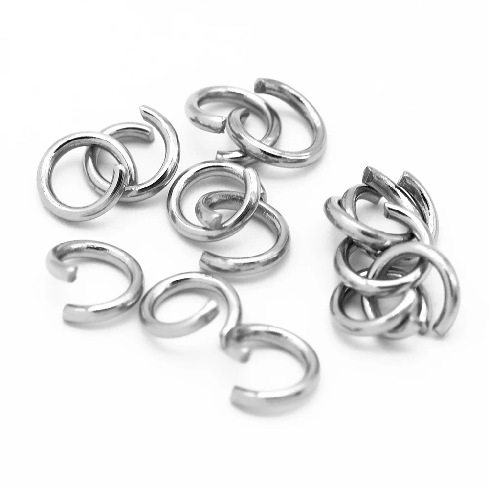 100pcs/lot Wholesale 304 Stainless Steel Open Jump Rings Strong Split Rings Connectors For Necklace Bracelet Jewelry Accessories
100pcs/lot Wholesale 304 Stainless Steel Open Jump Rings Strong Split Rings Connectors For Necklace Bracelet Jewelry Accessories