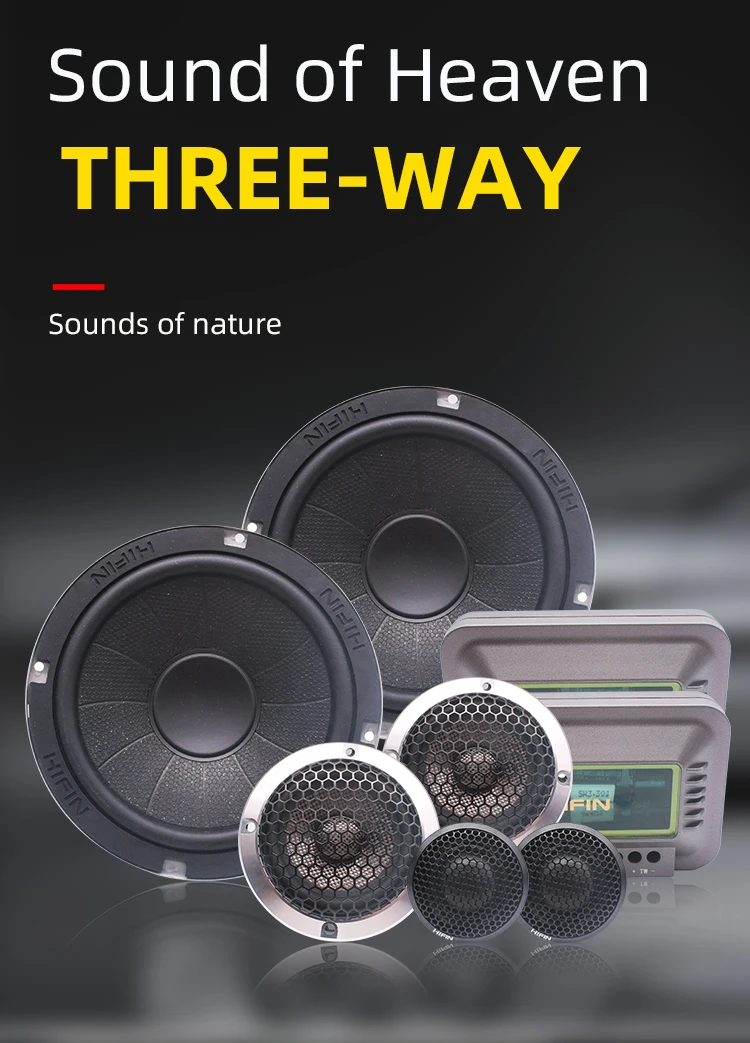 High Quality HI-6083 6.5 Inch RMS 100W 4OHM 3-Way drive full frequency Audio Hi-Fi Grade Speaker Car audio Component Speaker
High Quality HI-6083 6.5 Inch RMS 100W 4OHM 3-Way drive full frequency Audio Hi-Fi Grade Speaker Car audio Component Speaker