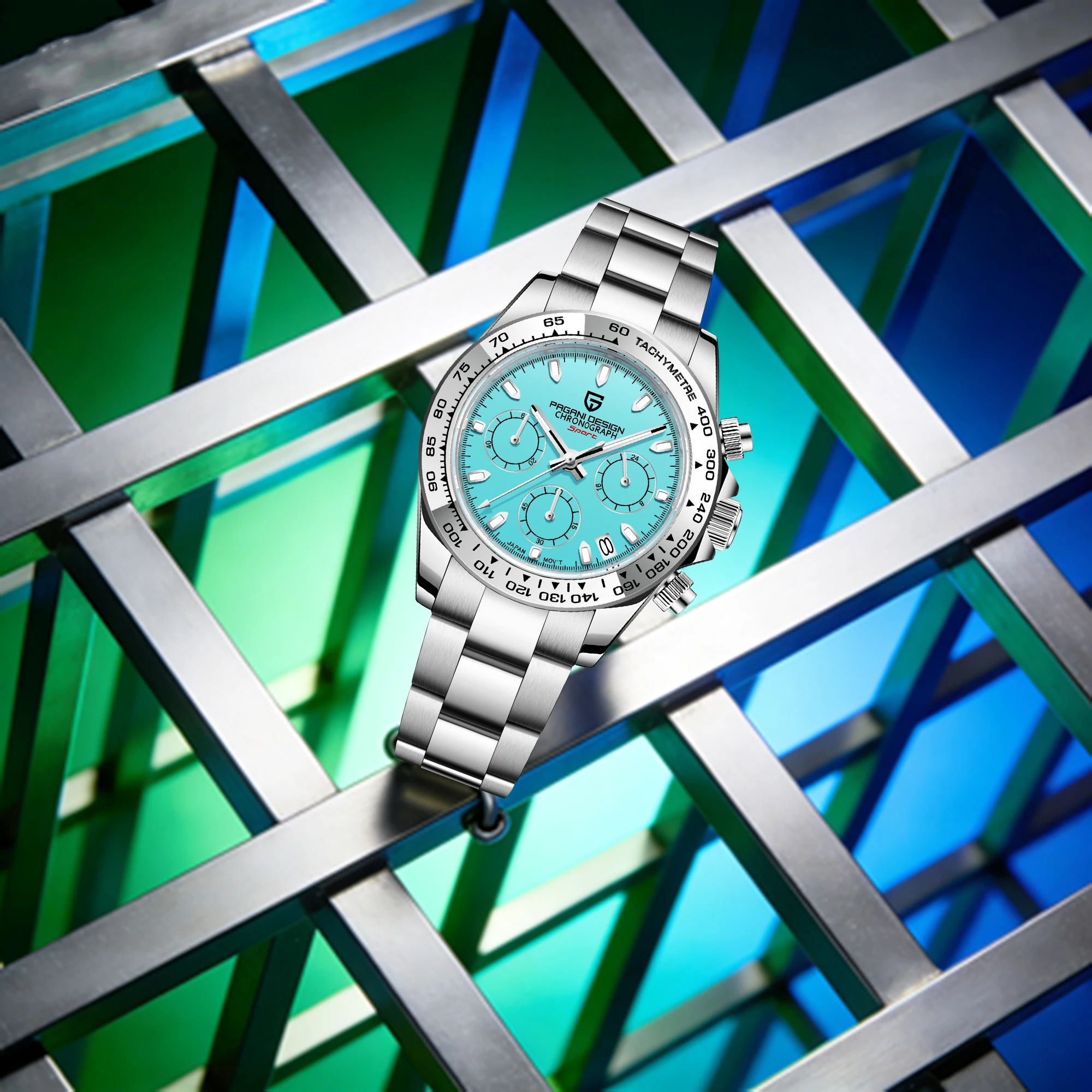 PAGANI DESIGN Men's Exquisite Quartz Watch Calm With Elegant Stainless Steel Small Three-Pin High-Quality Calendar Chronograph
PAGANI DESIGN Men's Exquisite Quartz Watch Calm With Elegant Stainless Steel Small Three-Pin High-Quality Calendar Chronograph