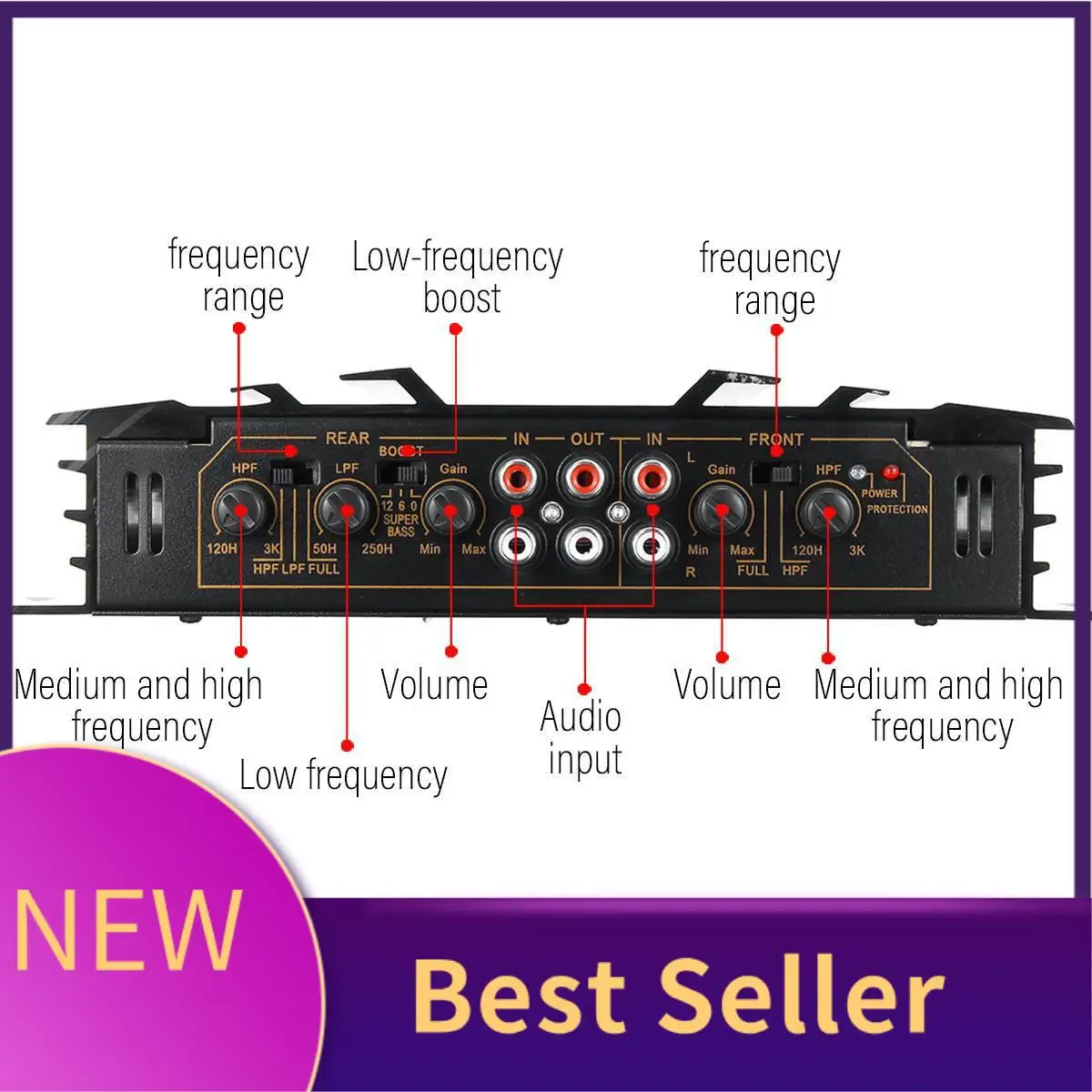 HFES 12V 5800W Car Amplifier Multichannel Powerful Car Audio Subwoofer Vehicle Power Stereo Amp Car Sound Amplifiers
HFES 12V 5800W Car Amplifier Multichannel Powerful Car Audio Subwoofer Vehicle Power Stereo Amp Car Sound Amplifiers