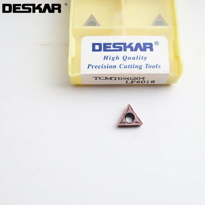 Deskar Tcmt090204 Tcmt110204 Tcmt110208 Tcmt16t304 Tcmt16t308 Lf6018 Turning Tool Lathe Cutter Cutting For Stainless Steel
Deskar Tcmt090204 Tcmt110204 Tcmt110208 Tcmt16t304 Tcmt16t308 Lf6018 Turning Tool Lathe Cutter Cutting For Stainless Steel