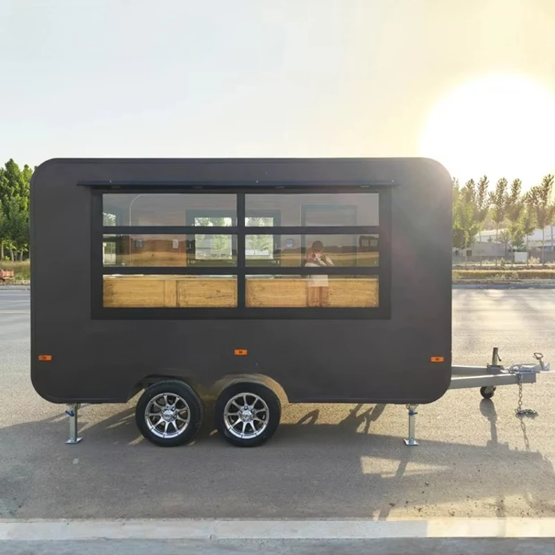 Mobile Food Trailer Stainless Steel Aluminum Rust Resistant Food Truck with Kitchen for Candy and Chips on Sale Customizable
Mobile Food Trailer Stainless Steel Aluminum Rust Resistant Food Truck with Kitchen for Candy and Chips on Sale Customizable