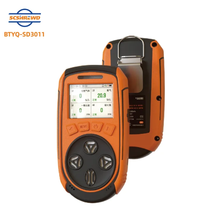 New Design 4 in 1 Multi Gas Leak Detector EX O2 CO H2S OEM ODM Sound and Light Alarm Lithium Battery Portable Gas Leak Detector
New Design 4 in 1 Multi Gas Leak Detector EX O2 CO H2S OEM ODM Sound and Light Alarm Lithium Battery Portable Gas Leak Detector