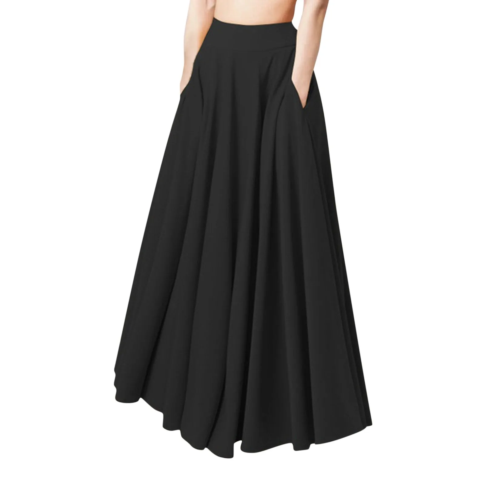 New Fashion Women Pleated Skirt 2024 Loose Casual Solid Color Elastic Waist Skirt A Line Full Length Women's Skirt Clothes
New Fashion Women Pleated Skirt 2024 Loose Casual Solid Color Elastic Waist Skirt A Line Full Length Women's Skirt Clothes