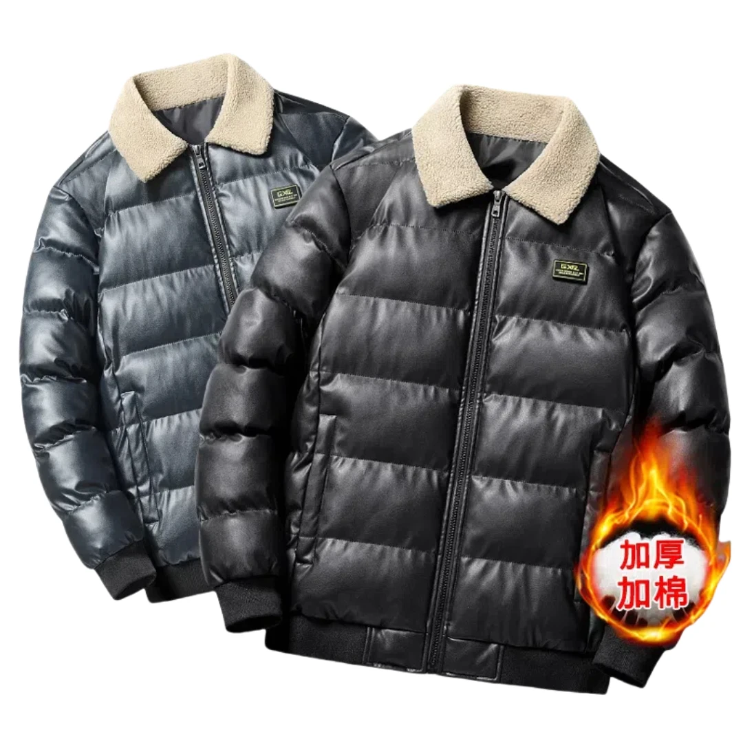 Men Thermal Windbreaker Fashion Man Thick Warm PU Leather Jackets Clothing Winter Men's Padded Jackets Casual Coats
Men Thermal Windbreaker Fashion Man Thick Warm PU Leather Jackets Clothing Winter Men's Padded Jackets Casual Coats