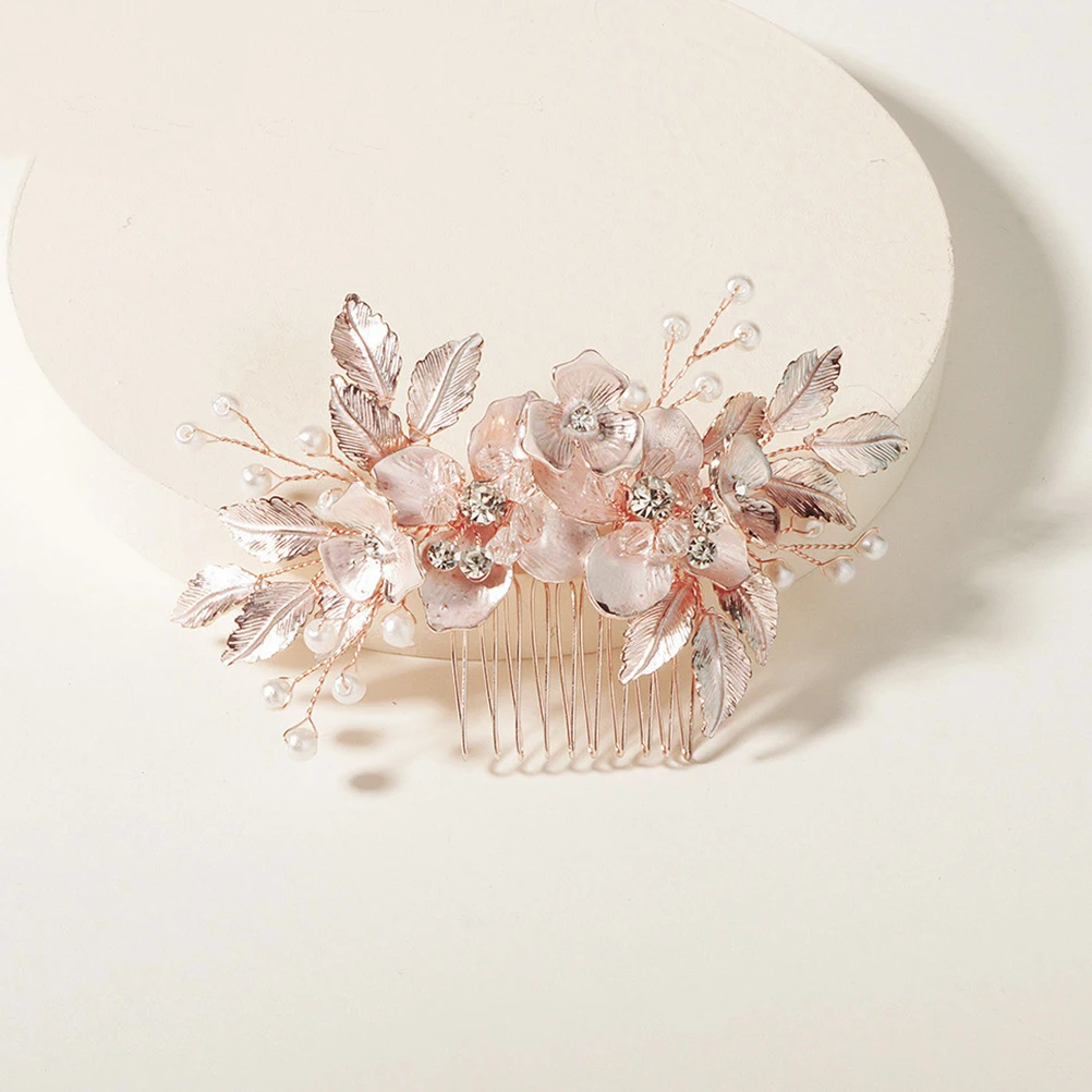 Alloy Flower Leaf Insert Comb Hair Side Combs Wedding Bride Accessories Bridal Headdress Zinc Pearl Crystal Copper Firm Hold No
Alloy Flower Leaf Insert Comb Hair Side Combs Wedding Bride Accessories Bridal Headdress Zinc Pearl Crystal Copper Firm Hold No