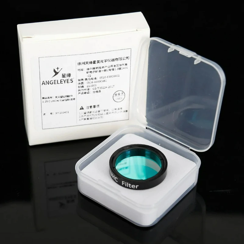 Angeleyes 1.25 inch 2 inch UHC Light Pollution Blocking Filter, City Light Pollution Filter, Astronomical Telescope Accessory
Angeleyes 1.25 inch 2 inch UHC Light Pollution Blocking Filter, City Light Pollution Filter, Astronomical Telescope Accessory