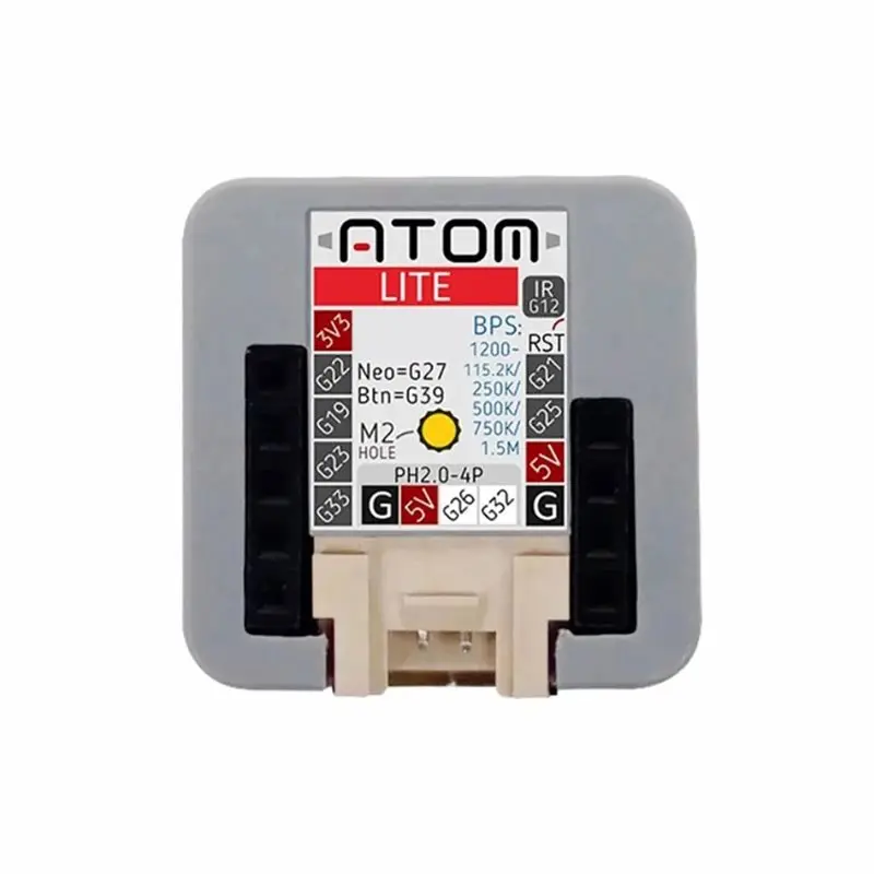 PHILE-M5 ATOM Lite Development Board With Wi-Fi Programmable Button Iot Node Embedded Smart Iot Development Board
PHILE-M5 ATOM Lite Development Board With Wi-Fi Programmable Button Iot Node Embedded Smart Iot Development Board
