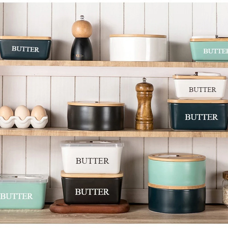 350ml/650ml Ceramic Butter Box For Counter With Lid Butter Holder Refrigerator Use EuropeanSquare Butterdish Kitchen Stuff
350ml/650ml Ceramic Butter Box For Counter With Lid Butter Holder Refrigerator Use EuropeanSquare Butterdish Kitchen Stuff