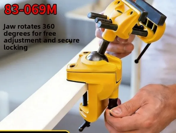 Small table vice Universal deformation table vice 83-069M jaw 360 degree rotation Multifunctional fixture Fast Delivery
Small table vice Universal deformation table vice 83-069M jaw 360 degree rotation Multifunctional fixture Fast Delivery
