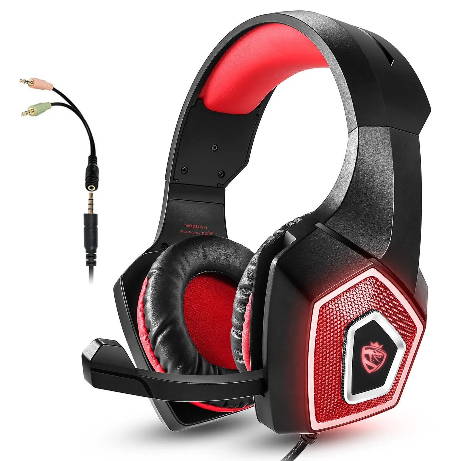 1PC RGB Wired Gaming Headset 7.1 Surround Sound RGB Light ,With Noise Cancelling Microphone for PS4 PS5 PC Xbox
1PC RGB Wired Gaming Headset 7.1 Surround Sound RGB Light ,With Noise Cancelling Microphone for PS4 PS5 PC Xbox