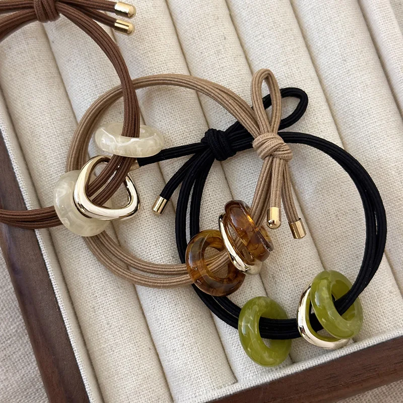 High-Grade Korean Style Ponytail High Elastic Durable Hair Rope ~ New All-Match Fairy Beautiful Leather Case Elegant Rubber Band
High-Grade Korean Style Ponytail High Elastic Durable Hair Rope ~ New All-Match Fairy Beautiful Leather Case Elegant Rubber Band