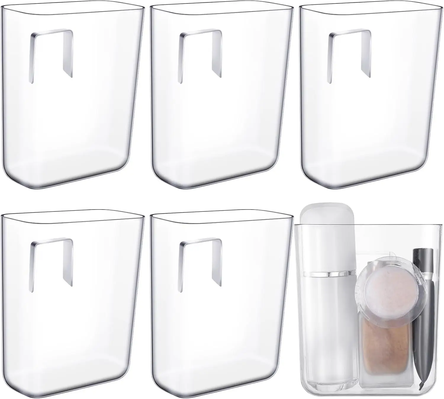 6-Pack Acrylic Wall Mount Organizer, Adhesive Storage Box for Office Kitchen Bathroom Bedroom Garage Craft Room
6-Pack Acrylic Wall Mount Organizer, Adhesive Storage Box for Office Kitchen Bathroom Bedroom Garage Craft Room