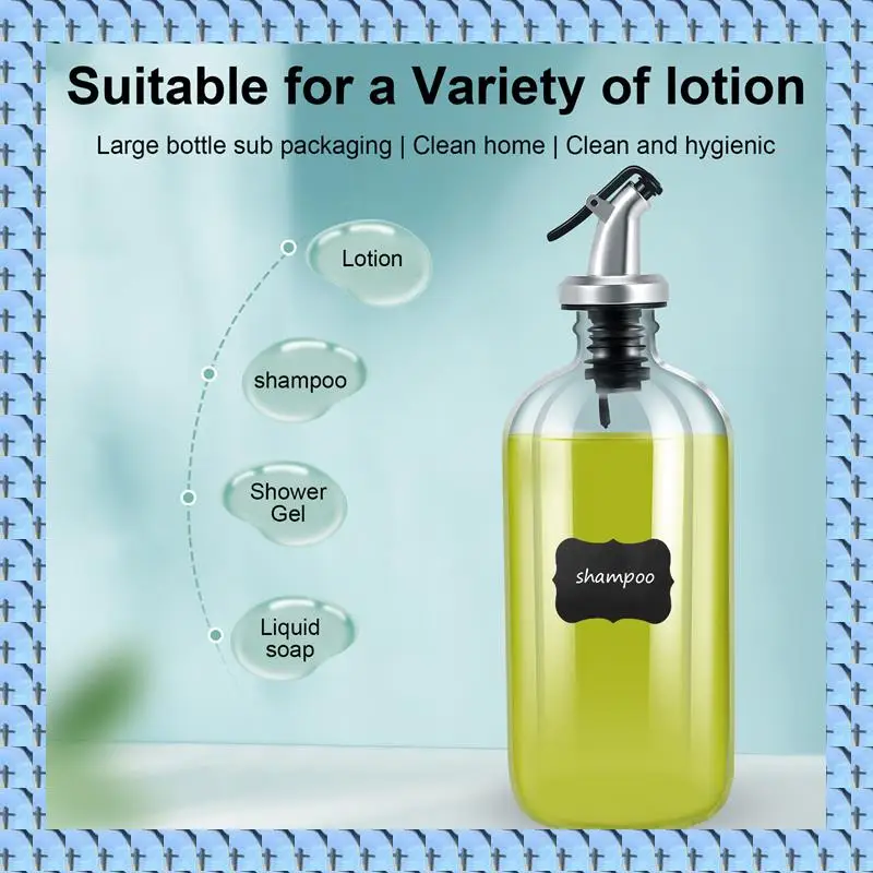 NOCM 16Oz Glass Mouthwash Dispenser With Pour Spout Funnel And Labels Reusable Mouthwash Bottles Container
NOCM 16Oz Glass Mouthwash Dispenser With Pour Spout Funnel And Labels Reusable Mouthwash Bottles Container